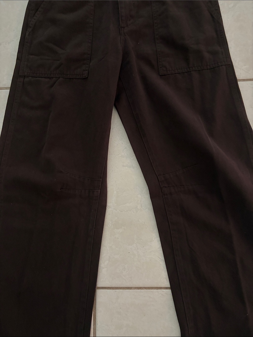 pistola Dark Brown Short-Sleeve Utility Jumpsuit - Picture 8 of 16